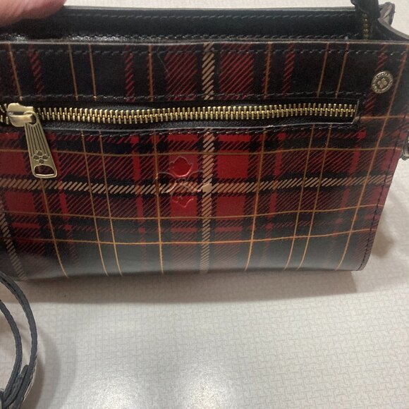 EUC Patricia Nash Tartan Leather set; Crossbody, Matching wallet and Mirror - Picture 2 of 15